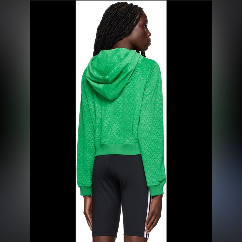 Roma Concept Green Hooded Jacket